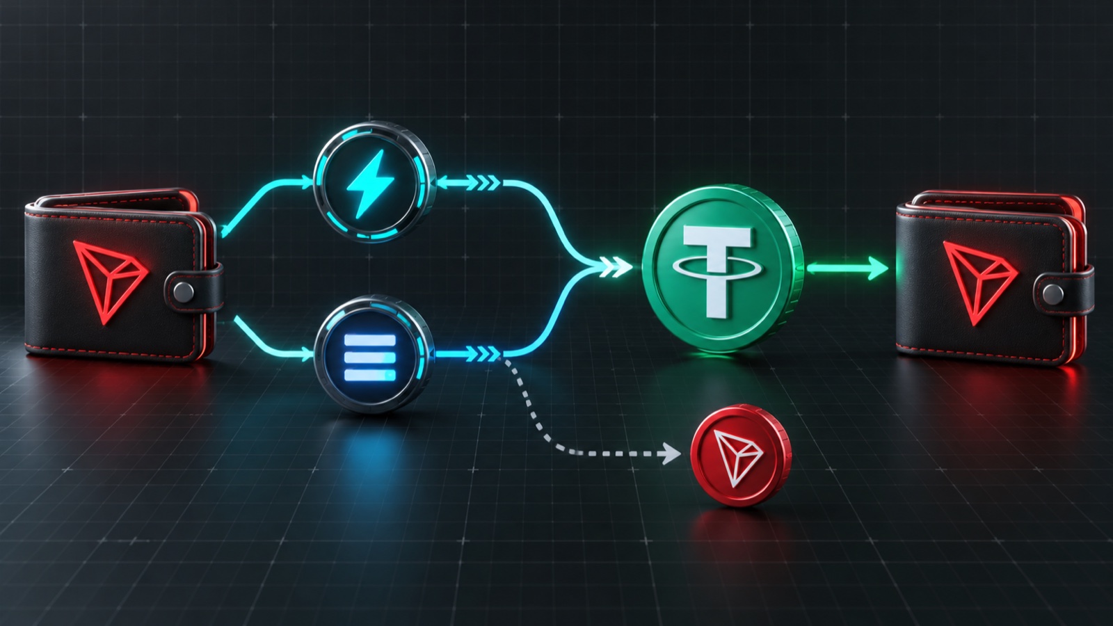 Energy и Bandwidth отдельно участвуют в переводе USDT по сети TRON